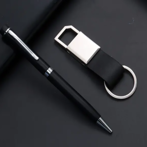 Branded Pen and Keychain