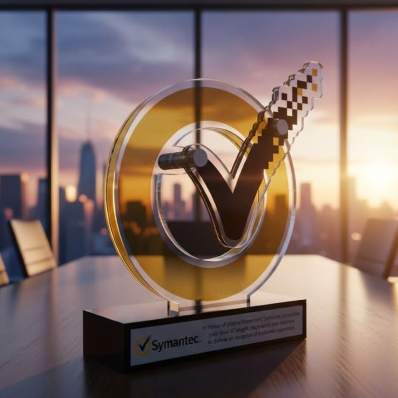 Company Logo Cutout Award