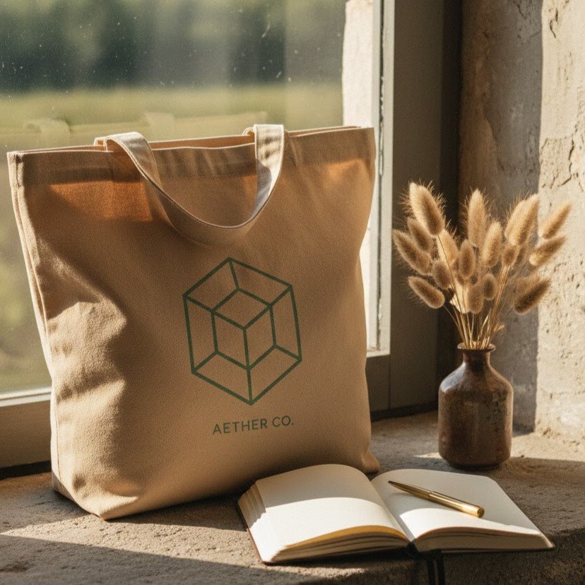 Logo Printed Tote bag