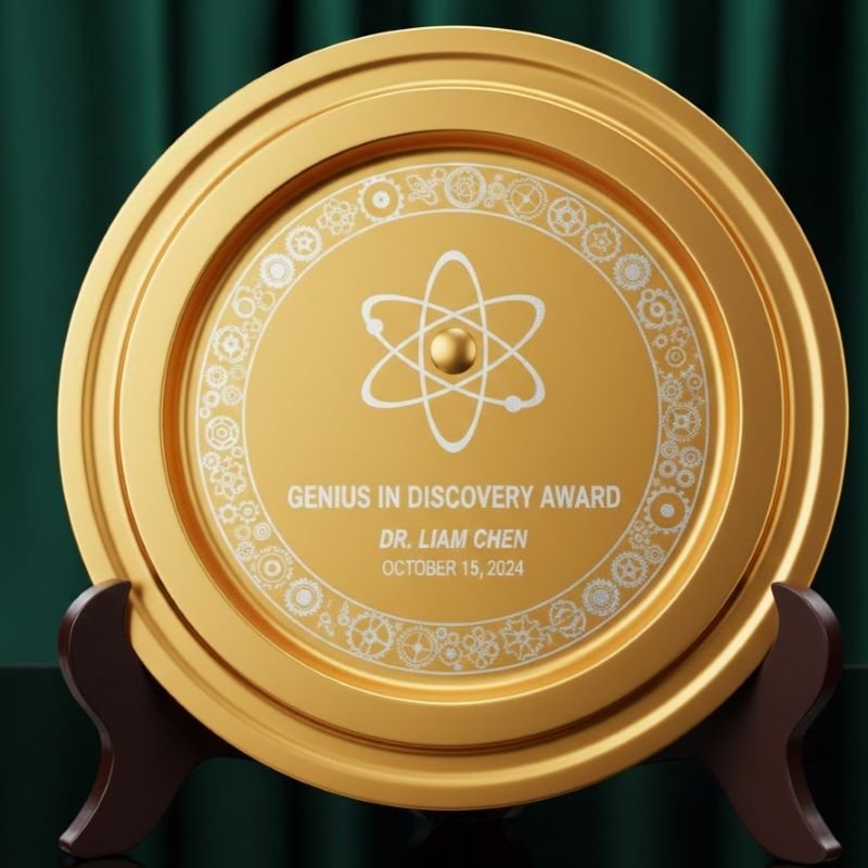 Luxury Metal Plate Award