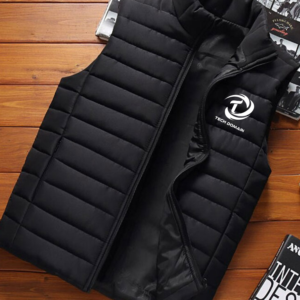 Custom Printed Sleeveless Bomber Vest