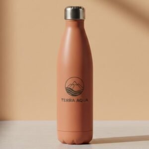 Solid Coated Water Bottle